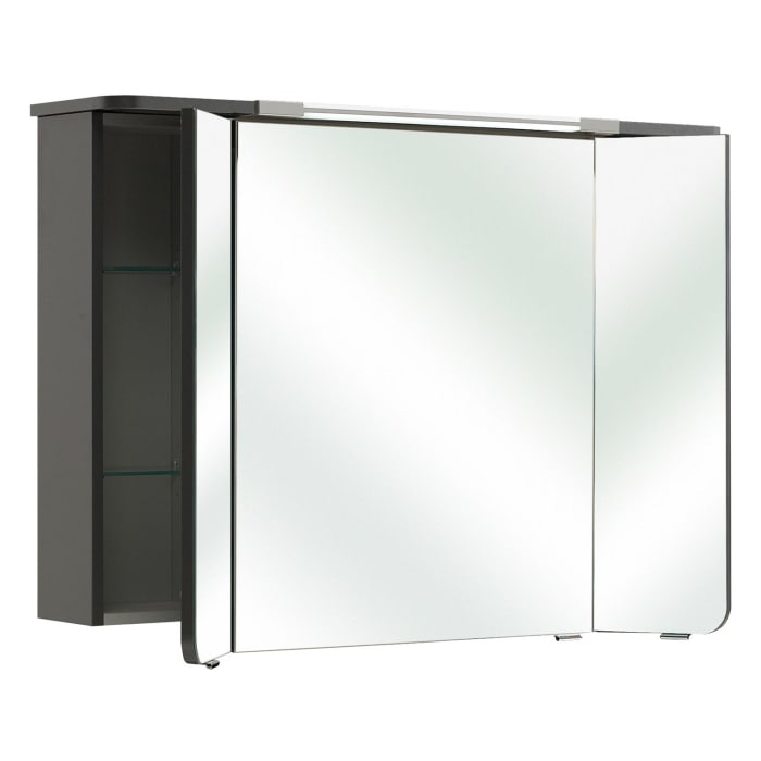 Pelipal Cassca Spiegelschrank 102 x 22,5 x 72,4 cm mit LED Kranz- und Waschplatzbeleuchtung