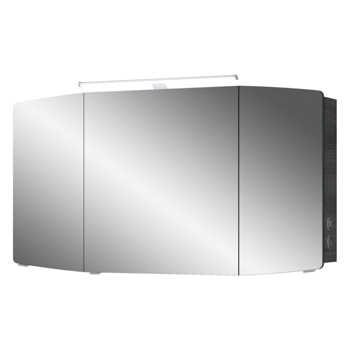 Pelipal Cassca Spiegelschrank 120 x 17 x 67 cm mit LED Beleuchtung, Modul rechts außen