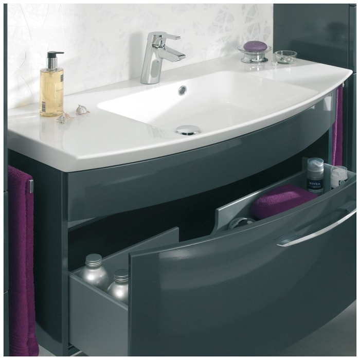 Pelipal Cassca Mineralmarmor-Waschtisch 121 cm