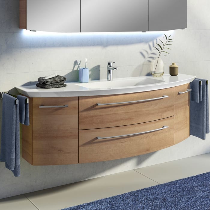 Pelipal Cassca Waschtischunterschrank 139 x 46,2 x 48 cm mit Griff N1