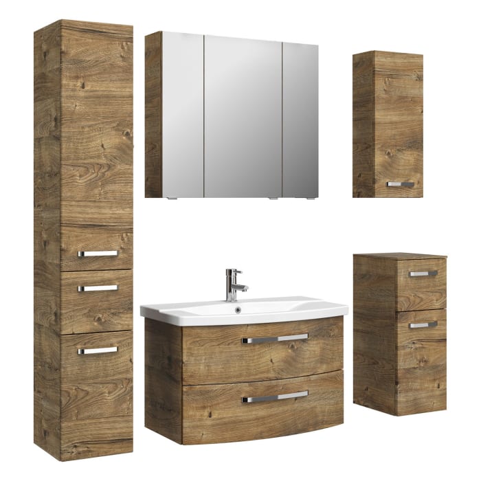 Pelipal Serie 4010 Hochschrank 30 x 168 cm mit 2 Drehtüren und 1 Auszug