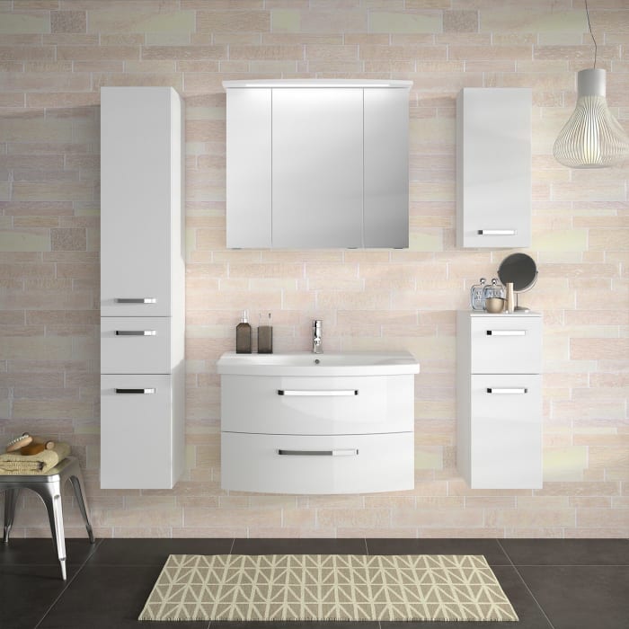 Pelipal Serie 4010 Hochschrank 30 x 168 cm mit 2 Drehtüren und 1 Auszug