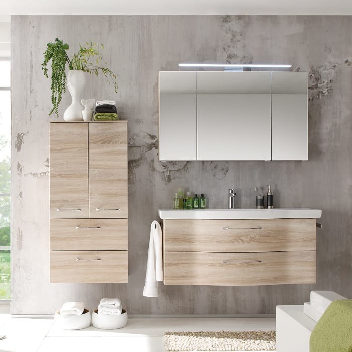 Pelipal Serie 6005 Argona Spiegelschrank 98 x 17 x 70 cm