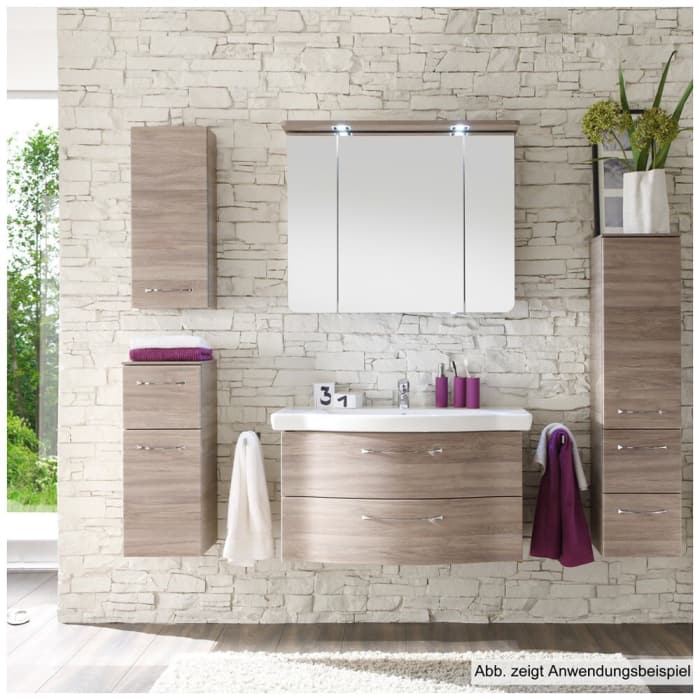 Pelipal Serie 6005 Waschtischkombination mit Keramikwaschtisch 97 cm