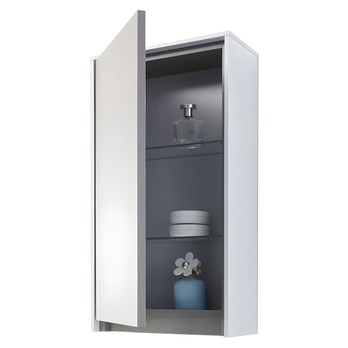 Pelipal Serie 6010 Wandschrank 37 x 17 x 71 cm mit 1 Tür, Türanschlag links