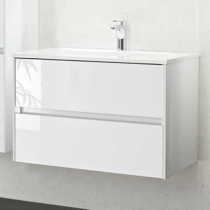 Pelipal Serie 6010 Mineralmarmor-Waschtisch 78 cm