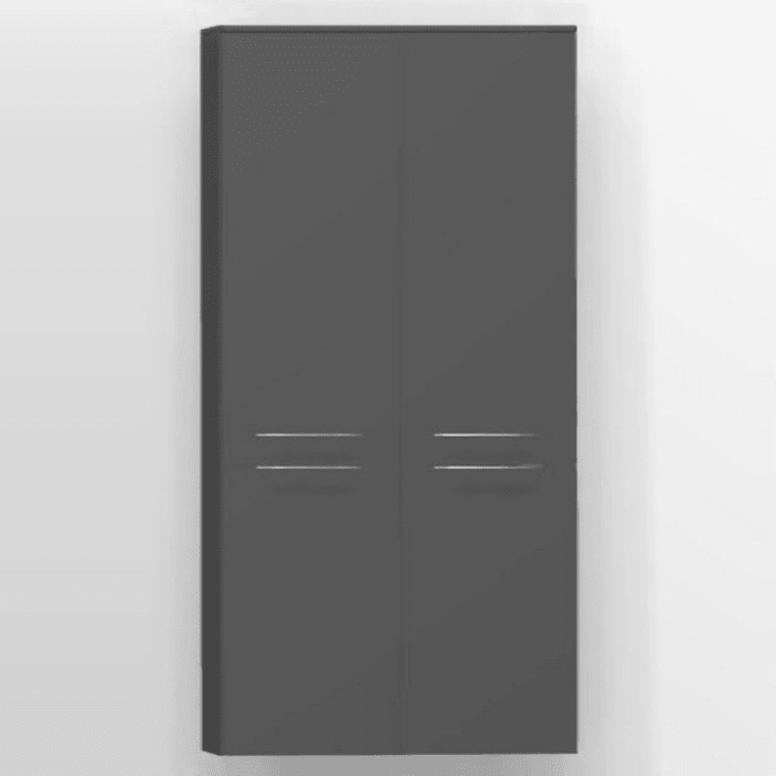 Pelipal Serie 6025 Midischrank 60 x 33 x 121 cm 4 Drehtüren, Griff GL