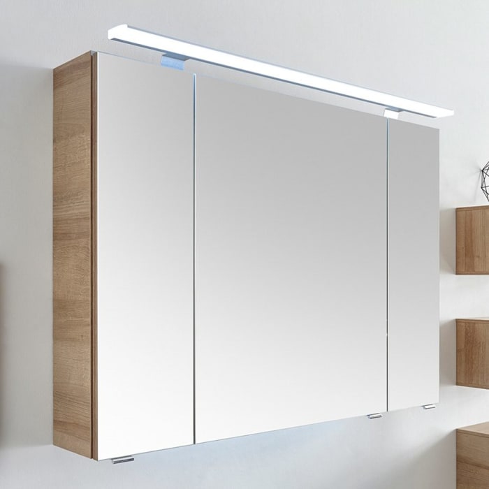 Pelipal Serie 6025 Spiegelschrank 115 cm, mit LED Aufsatzleuchte