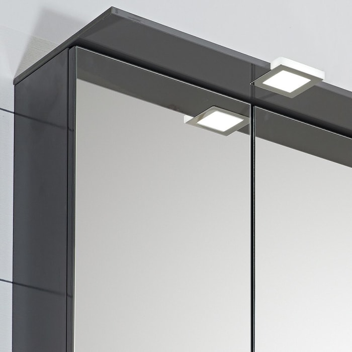 Pelipal Serie 6025 Spiegelschrank 65 cm, Modul links außen, große Tür links