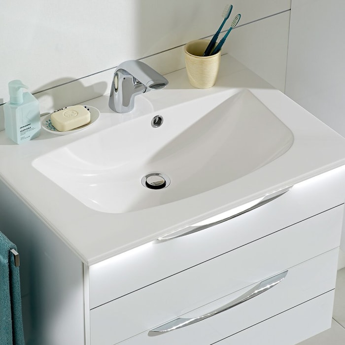 Pelipal Serie 6025 Mineralmarmor-Waschtisch 67 cm