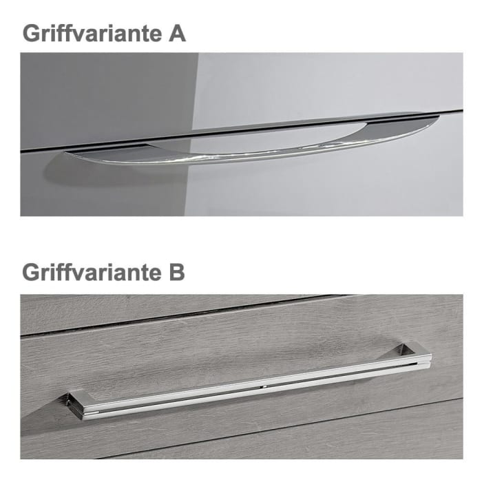 Pelipal Serie 6025 Waschtischunterschrank 115 x 46 x 48,2 cm mit 2 Auszügen, Griff R1