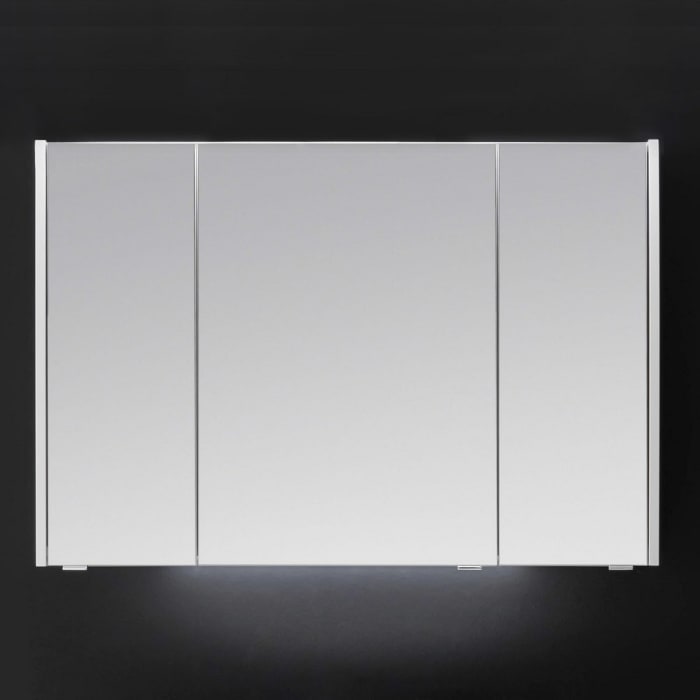 Pelipal Serie 6040 Spiegelschrank 123,2 cm mit seitl. LED Profil, Waschplatzbeleuchtung