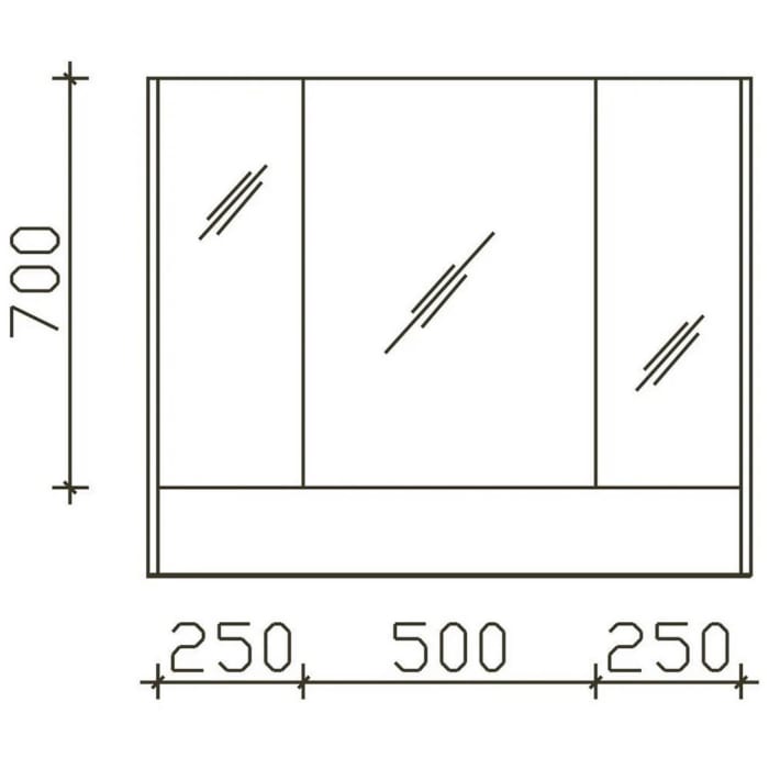 Pelipal Serie 6040 Spiegelschrank 103,2 cm mit seitl. LED Profil, LED Aufsatzleuchte 90 cm, Waschplatzbeleuchtung