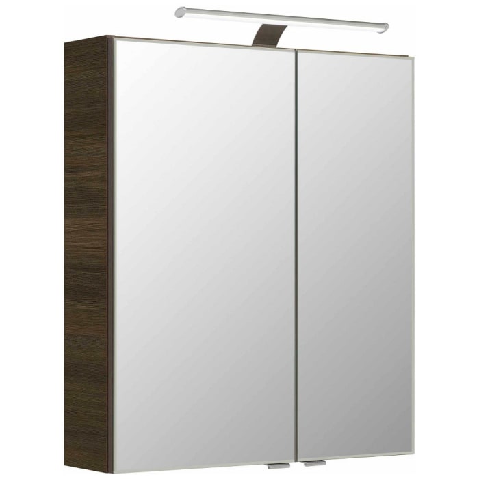 Pelipal Serie 6110 Spiegelschrank 60 cm inkl. LED-Aufsatzleuchte, Anschlag links