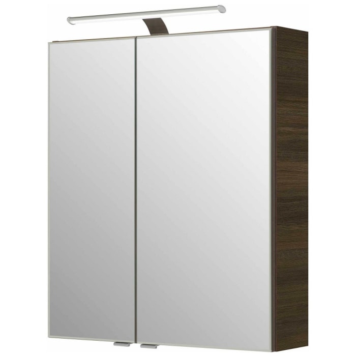 Pelipal Serie 6110 Spiegelschrank 60 cm inkl. LED-Aufsatzleuchte, Anschlag rechts