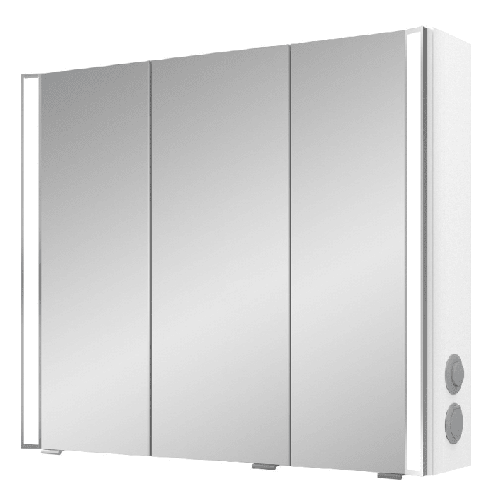 Pelipal S25 Spiegelschrank mit seitl. LED Lichtprofil 80 x 17 x 70 cm, Modul rechts außen