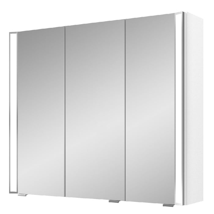 Pelipal S25 Spiegelschrank mit seitl. LED Lichtprofil 80 x 17 x 70 cm, Modul unten