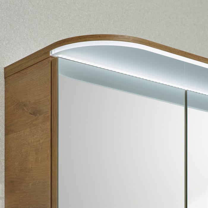 Pelipal Balto Spiegelschrank 85,2 cm mit LED-Kranzbeleuchtung