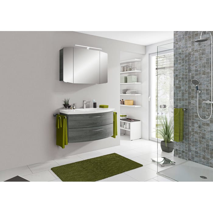 Pelipal Cassca Spiegelschrank 100 cm mit LED-Aufsatzleuchte