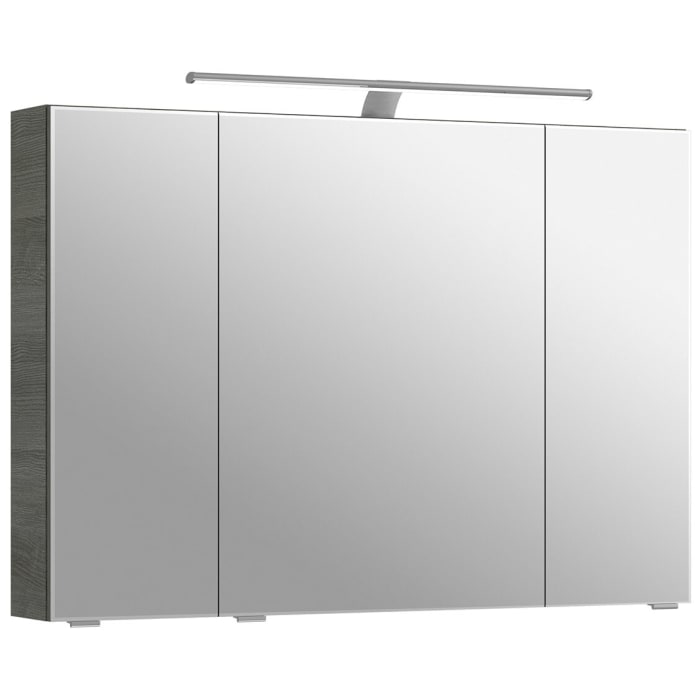 Pelipal Serie 6005 Spiegelschrank 98 cm mit LED-Aufsatzleuchte