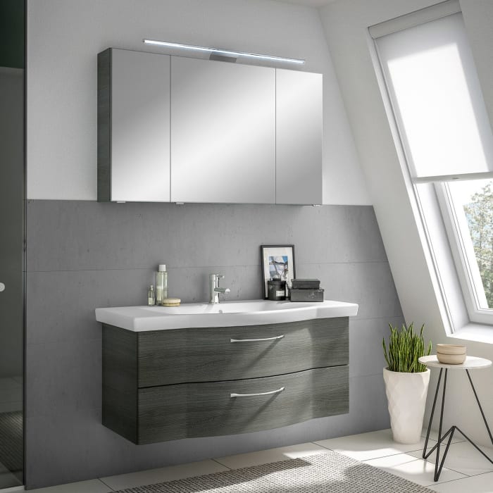 Pelipal Serie 6005 Spiegelschrank 120 cm mit LED-Aufsatzleuchte