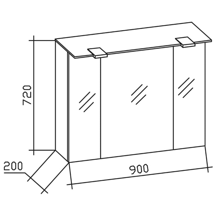 Pelipal Trentino Möbelkombination mit Keramikwaschtisch 92 cm, SPS mit LED Beleuchtung im Kranz