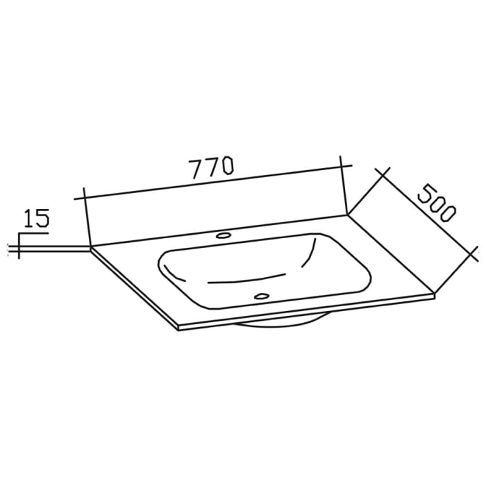 Pelipal Trentino Möbelkombination mit Mineralmarmorwaschtisch 77 cm, LED Spiegel