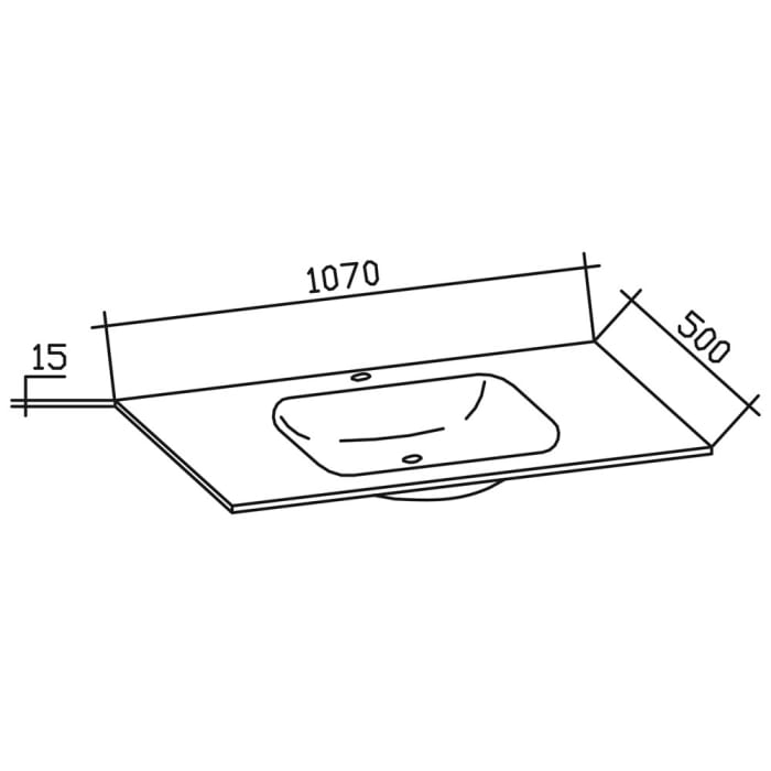 Pelipal Trentino Möbelkombination mit Mineralmarmorwaschtisch 107 cm, Spiegel