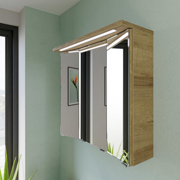 Pelipal Trentino Möbelkombination mit Mineralmarmorwaschtisch 77 cm, SPS 3D