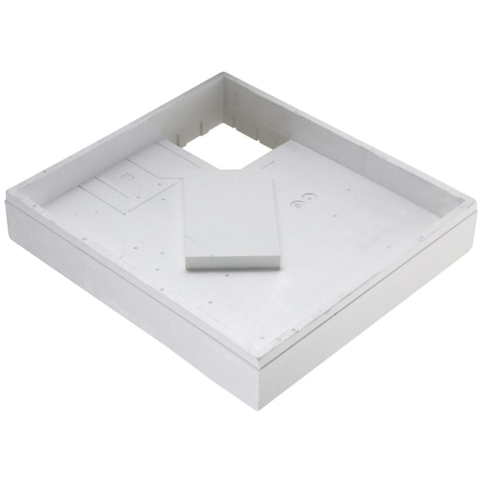 Poresta Systems Wannenträger für Bette Supra Duschwanne Extraflach 70 x 70 x 6,5 cm