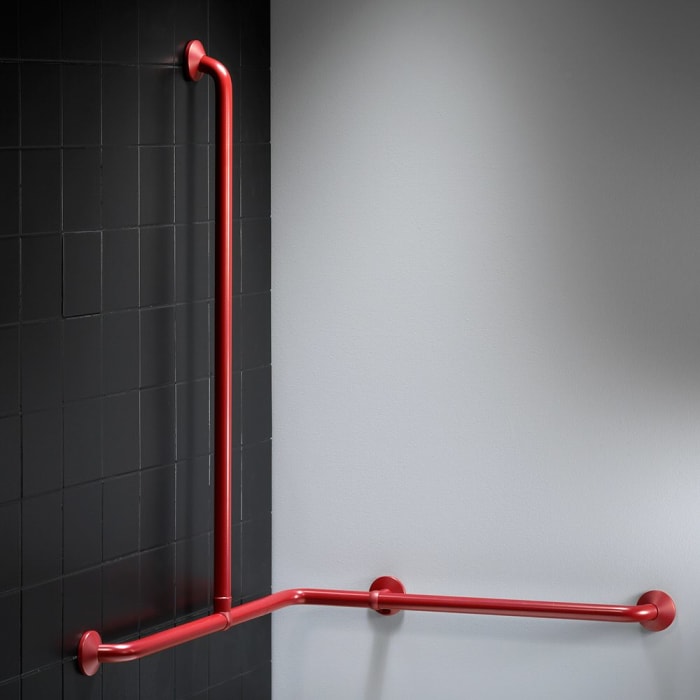 Pressalit Haltegriff Eckhandlauf-Kombination 76,2 x 76,2 x 109 cm