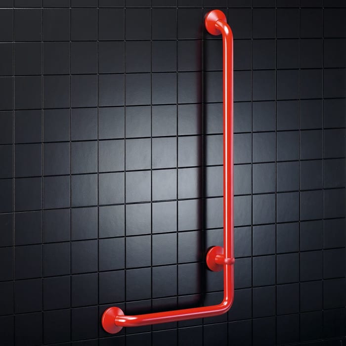Pressalit Haltegriff 90° Winkelgriff rechts, 40 x 90 cm