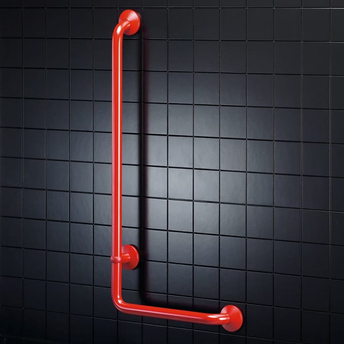 Pressalit Haltegriff 90° Winkelgriff links, 90 x 40 cm