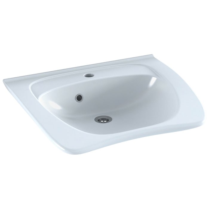 Pressalit Matrix Curve II Waschtisch 60 cm mit Hahnloch mit Überlauf