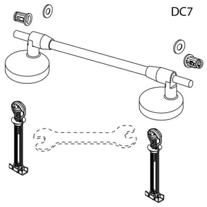 Pressalit WC-Sitz Projecta D ohne Deckel antibakteriell inkl. DC7 Spezialscharnier mit durchgehender Scharnierwelle