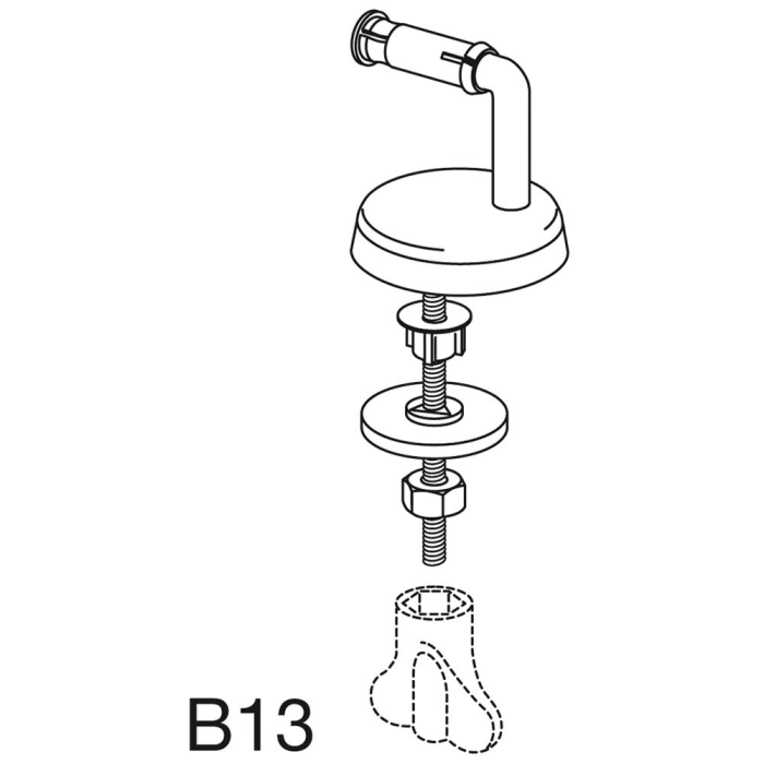Pressalit Universalscharnier B13