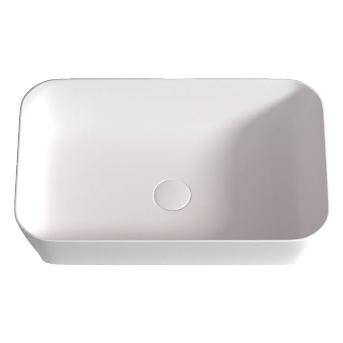 progettobagno FLY 56 Aufsatzwaschtisch 56 x 36 cm