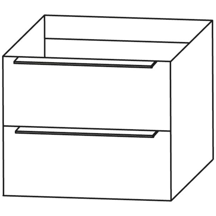 Puris Aspekt Waschtischunterschrank 60 cm mit Griff 329