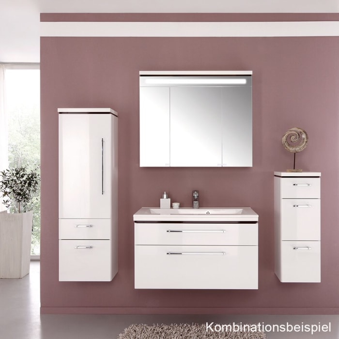 Puris Cool Line Oberschrank 30 x 15 x 68 cm mit 1 Tür, Anschlag rechts, Griff 295