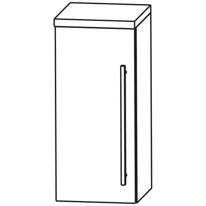 Puris Crescendo Oberschrank 30 x 15 x 66,8 cm mit 1 Tür, Türanschlag links