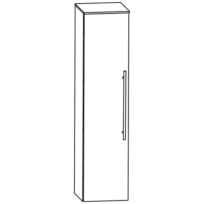 Puris for Guests Highboard  20 x 15 x 80,8 cm Türanschlag links