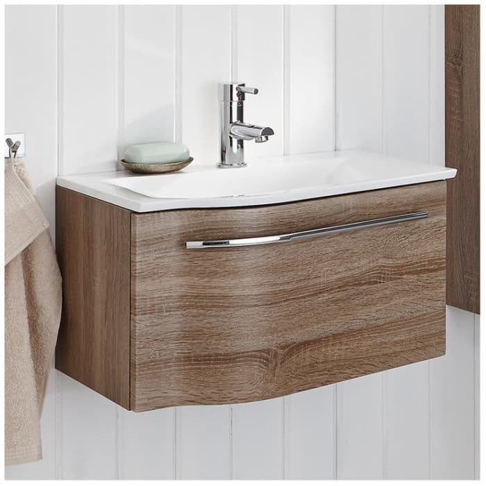 Puris for Guests Möbelkombination mit Mineralguss-Möbelwaschtisch 60 cm, rechts