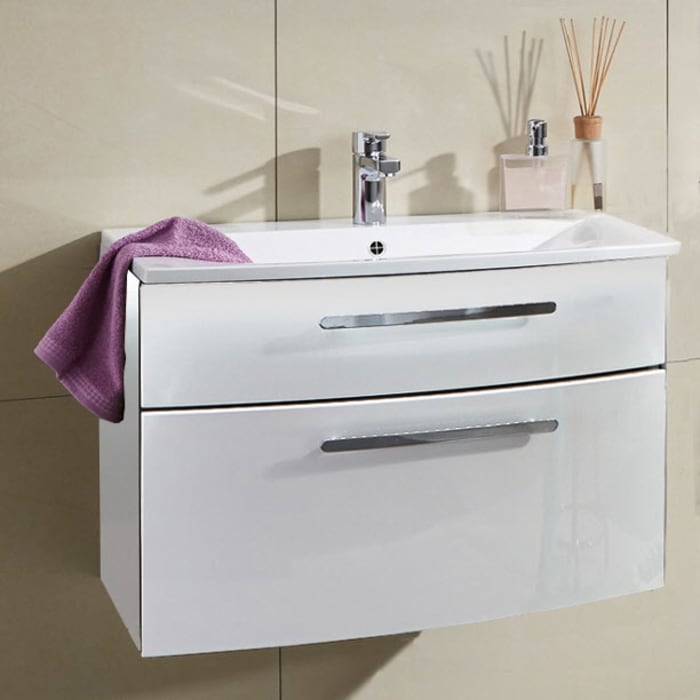 Puris Linea Waschtisch mit Unterschrank 71,2 cm mit Griff 320