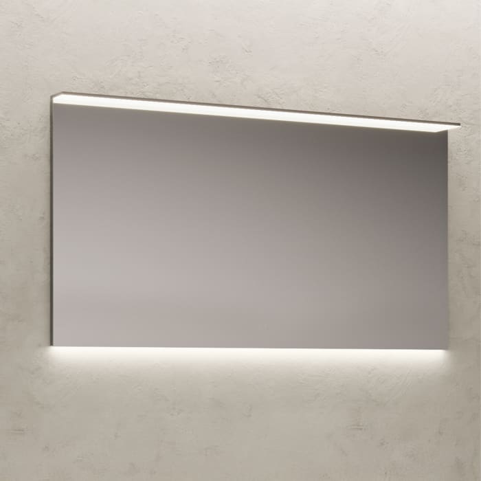 Puris Star Line Badspiegel 120 x 65,2 cm mit LED-Waschplatzbeleuchtung