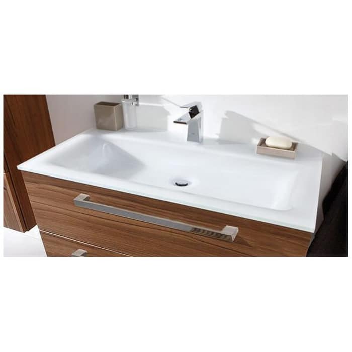 Puris Star Line Glas Möbelwaschtisch 90 cm