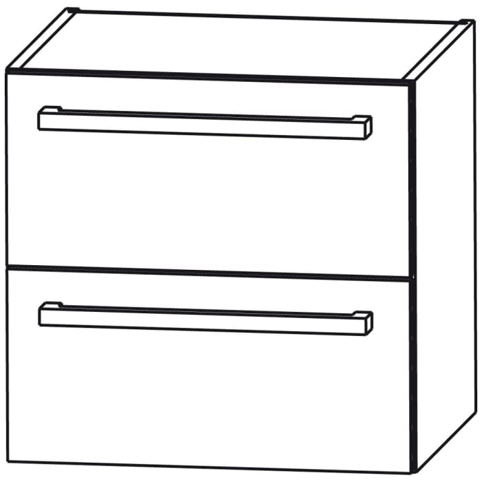 Puris Swing Waschtischunterschrank Ergänzungselement 50 x 40 x 48 cm