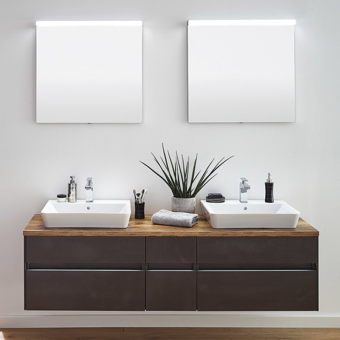 Puris Unique/Xpression Aufsatzwaschtisch Connect Air 55 x 46 cm