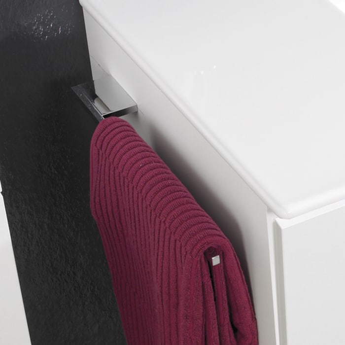 Puris Handtuchhalter einarmig, nach vorne geöffnet