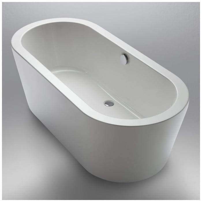 Repabad Livorno Oval F Badewanne freistehend 180 x 80 cm
