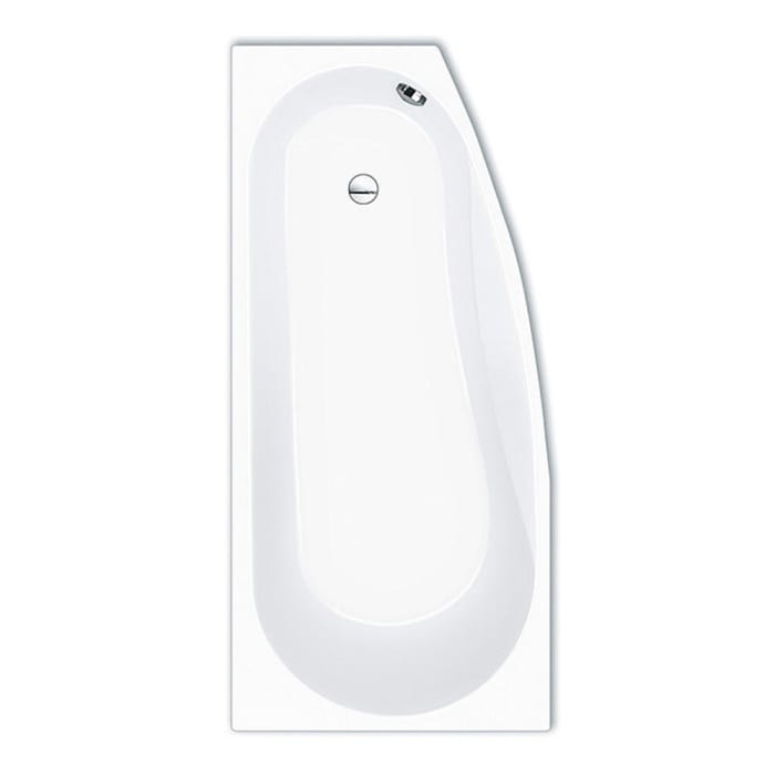 Repabad Kampen 170 rechts Raumspar-Badewanne mit Rückentherapie